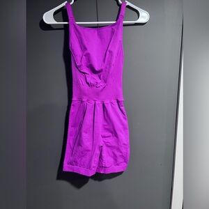 Free People Movement Shorts Onsie